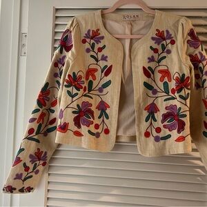 Dolan Women's Floral Embroidered Jacket
